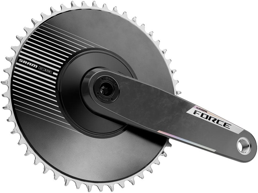 SRAM Force 1 Crankset - 172.5mm, 50t Aero Chainring, 12/13-Speed, 8-Bolt Direct Mount, DUB Spinde, Carbon, E1 - Crankset - Force 1 Crankset with Aero Chainring