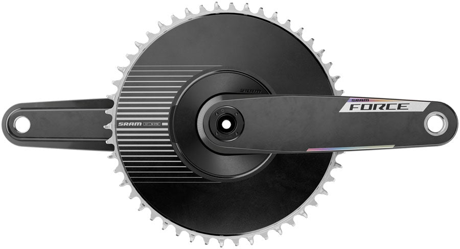 SRAM Force 1 Crankset - 160mm, 50t Aero Chainring, 12/13-Speed, 8-Bolt Direct Mount, DUB Spinde, Carbon, E1 MPN: 00.6118.740.000 UPC: 710845915918 Crankset Force 1 Crankset with Aero Chainring