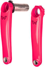 Cane Creek eeWings All-Road Titanium Crankset - 165mm, 8-Bolt Direct Mount, 30mm Spindle, Flamingo Pink - Crankset - eeWings Mountain Titanium Crankset (8-Bolt Chainring Mount)
