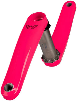 Cane Creek eeWings All-Road Titanium Crankset - 170mm, 8-Bolt Direct Mount, 30mm Spindle, Flamingo Pink MPN: BAI0313P Crankset eeWings Mountain Titanium Crankset (8-Bolt Chainring Mount)