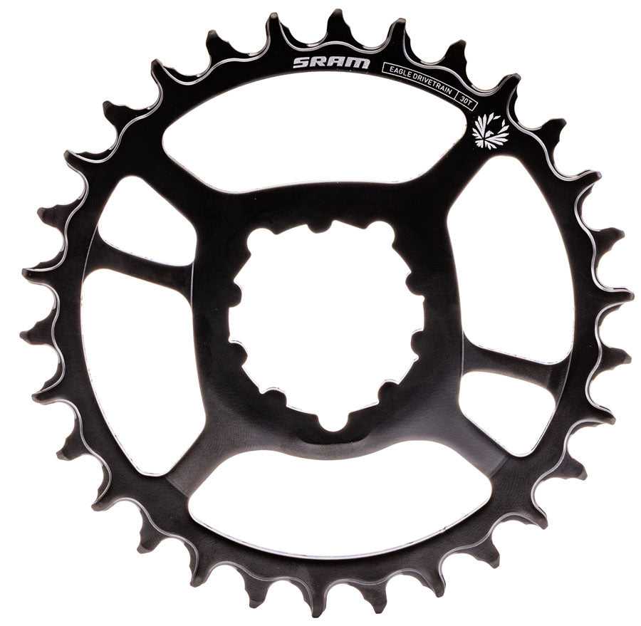 SRAM X-Sync 2 Eagle Direct Mount Chainring - 30t, 12-Speed, 3-Bolt Direct Mount, 6mm Offset, Steel, Black MPN: 11.6218.079.000 UPC: 710845929090 Direct Mount Chainrings X-Sync 2 Eagle Steel Direct Mount Chainring