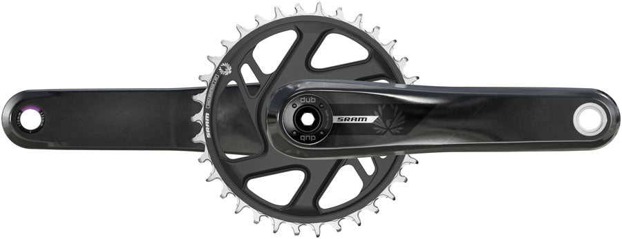 SRAM S500 Eagle Crankset - 170mm, 32t Aluminum Chainring, Carbon Crank Arms, DUB Wide Spindle, Black, 55mm Chainline, B1