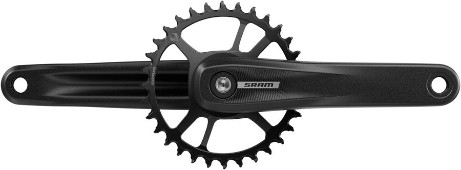 SRAM S100 Eagle Crankset - 170mm, 32t Steel Chainring, Aluminum Crankarms, For Powerspine Bottom Bracket, Black, 49mm