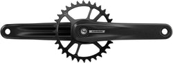 SRAM S100 Eagle Crankset - 155mm, 32t Steel Chainring, Aluminum Crankarms, For Powerspine Bottom Bracket, Black, 52mm MPN: 00.6118.772.005 UPC: 710845928277 Crankset S100 Eagle Crankset