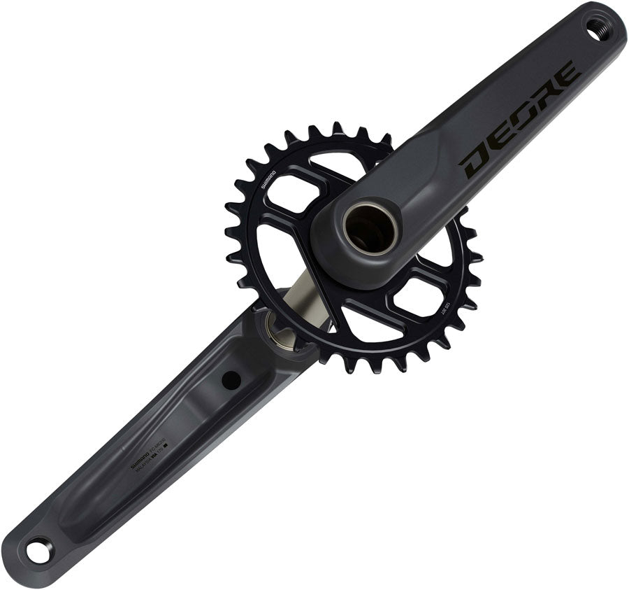 Shimano Deore FC-M6200 Crankset - 175mm, 12-Speed, 30t, 55mm Chainline, Dark Gray/Black MPN: EFCM6200EXA0 UPC: 192790319933 Crankset Deore FC-M6200 Crankset