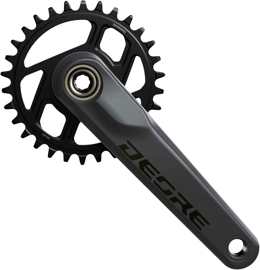 Shimano Deore FC-M6200 Crankset - 175mm, 12-Speed, 30t, 55mm Chainline, Dark Gray/Black MPN: EFCM6200EXA0 UPC: 192790319933 Crankset Deore FC-M6200 Crankset