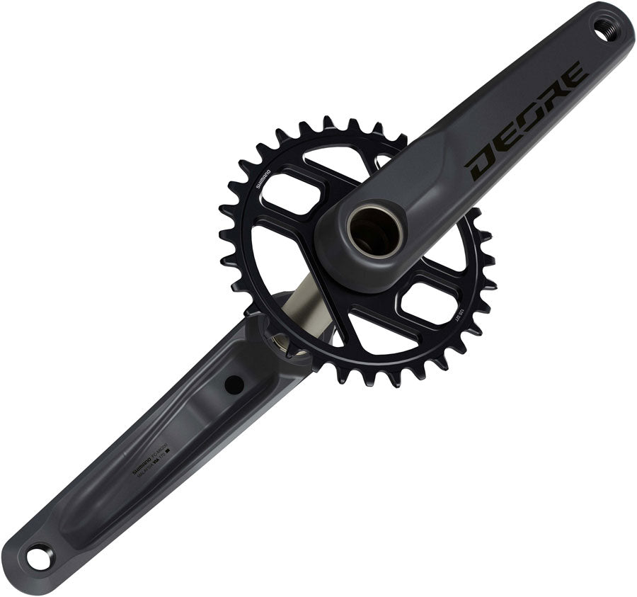 Shimano Deore FC-M6200 Crankset - 165mm, 12-Speed, 32t, 55mm Chainline, Dark Gray/Black MPN: EFCM6200AXA2 UPC: 192790319872 Crankset Deore FC-M6200 Crankset