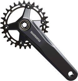 Shimano FC-MT520 Crankset - 165mm, 12-Speed, 30t, 55mm Chainline, Black MPN: EFCMT520AXA0 UPC: 192790954912 Crankset FC-MT520 Crankset