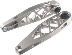 5DEV Titanium eBike Crankset - 157.5mm, For Bosch / TQ / 2025 Specialized Levo, Raw Ti - eBike Crankset - Titanium eBike Crankset
