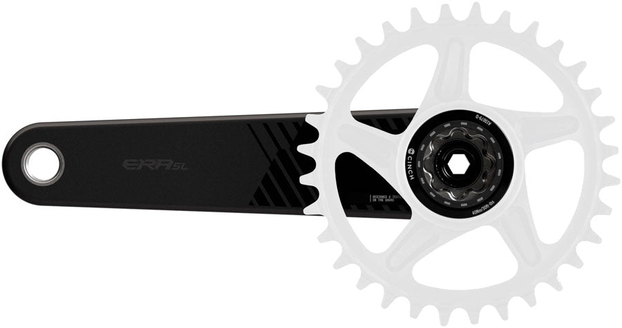 RaceFace Era SL Crankset - 160mm, Direct Mount, RF136 30mm Spindle, CINCH Chainring Interface, Carbon/Stealth - Crankset - Era SL Crankset