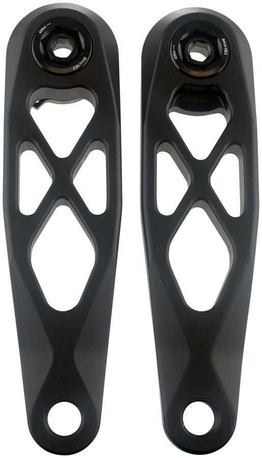 5DEV R-SPEC Trail Enduro Crankset - 170mm, 7050 Billet Aluminum, 3-Bolt DM Chainring Interface, Black MPN: R170-01 UPC: 850076919320 Crankset R-SPEC Trail Enduro Crankset