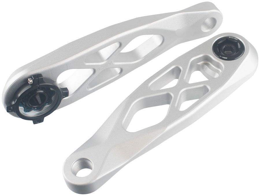 5DEV R-SPEC Trail Enduro Crankset - 165mm, 7050 Billet Aluminum, 3-Bolt DM Chainring Interface, Raw - Crankset - R-SPEC Trail Enduro Crankset