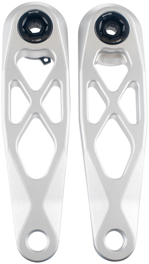 5DEV R-SPEC Trail Enduro Crankset - 160mm, 7050 Billet Aluminum, 3-Bolt DM Chainring Interface, Raw MPN: R160-02 UPC: 850076919290 Crankset R-SPEC Trail Enduro Crankset
