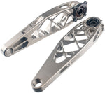 5DEV Titanium MTB Crankset - 165mm, 8-Bolt DM Chainring Interface, Raw Ti - Crankset - Titanium MTB Crankset