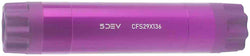 5DEV Wide Crank Spindle - 29mm x 136mm, For 55mm Chainline MPN: CFS29X136 UPC: 850054022127 Crank Part Crank Spindles