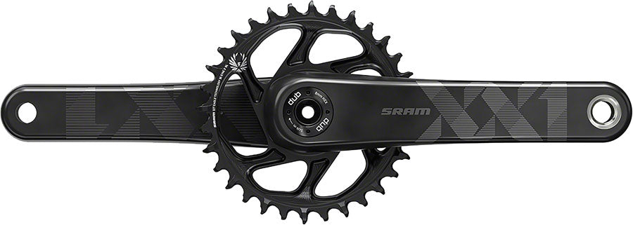 SRAM XX1 Eagle Carbon Boost Crankset - 170mm, 12-Speed, 34t, Direct Mount, DUB Spindle Interface, Black MPN: 00.6118.526.007 UPC: 710845813627 Crankset XX1 Eagle DUB Crankset