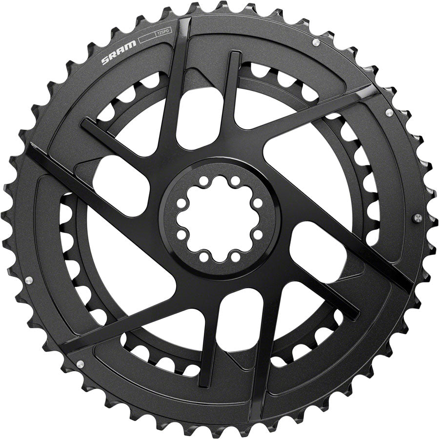 SRAM Rival 2x Chainring Kit - 46/33t, 2x12-Speed, 8-Bolt, Direct Mount, Black, E1 MPN: 00.6218.062.000 UPC: 710845916595 Direct Mount Chainrings Rival 2x Direct Mount Chainring Kit E1