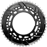 SRAM Force 2x Thread Mount Chainring - 48/35t, 12-Speed, Thread Mount (For Force E1 AXS PM Spider), Black, E1 MPN: 00.6218.063.001 UPC: 710845916625 Chainring Force 2x Thread Mount Chainring E1