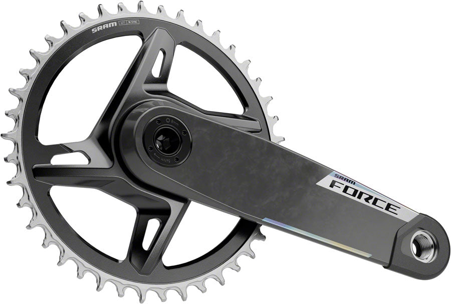 SRAM Force 1x XPLR Wide Crankset - 165mm, 12/13-Speed, 42t, 8-Bolt Direct Mount, DUB Spindle, Carbon, E1 - Crankset - Force 1x XPLR 12/13-Speed Wide Crankset E1