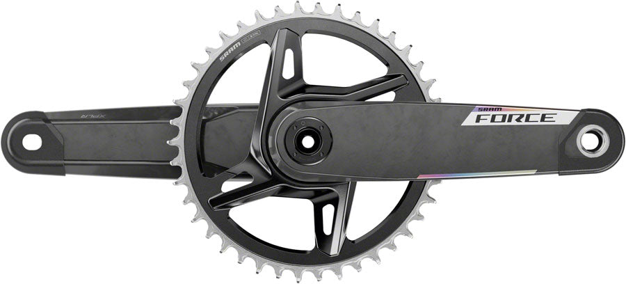 SRAM Force 1x XPLR Wide Crankset - 160mm, 12/13-Speed, 42t, 8-Bolt Direct Mount, DUB Spindle, Carbon, E1 MPN: 00.6118.736.000 UPC: 710845915512 Crankset Force 1x XPLR 12/13-Speed Wide Crankset E1