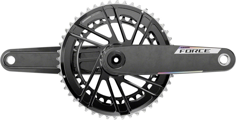 パーツ SRAM FORCE EXS 165mm DUB SRAM Force Crankset - 165mm, 12-Speed, 48/35t, 8-Bolt Direct Mount