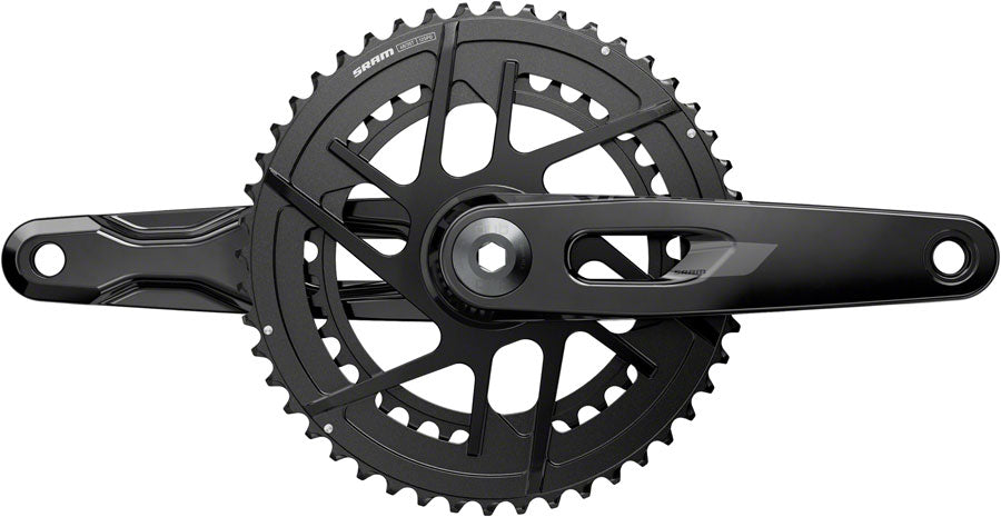 SRAM RIVAL クランクセット ブラック 165mm 48/35T SRAM Rival Crankset - 165mm, 12-Speed, 48/35t, 8-Bolt Direct Mount