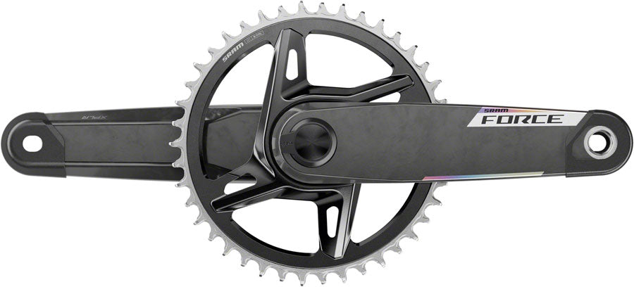 SRAM Force 1x XPLR AXS Power Meter Wide Crankset - 165mm, 12/13-Speed, 42t, 8-Bolt Direct Mount, DUB PM Spindle, Carbon, - Crankset - Force 1x XPLR AXS 12/13-Speed Power Meter Wide Crankset E1