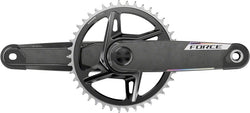 SRAM Force 1x XPLR AXS Power Meter Wide Crankset - 165mm, 12/13-Speed, 42t, 8-Bolt Direct Mount, DUB PM Spindle, Carbon, - Crankset - Force 1x XPLR AXS 12/13-Speed Power Meter Wide Crankset E1
