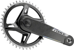 SRAM Force 1x XPLR AXS Power Meter Wide Crankset - 160mm, 12/13-Speed, 42t, 8-Bolt Direct Mount, DUB PM Spindle, Carbon, MPN: 00.6118.737.000 UPC: 710845915567 Crankset Force 1x XPLR AXS 12/13-Speed Power Meter Wide Crankset E1