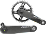 SRAM Force 1x XPLR AXS Power Meter Wide Crankset - 165mm, 12/13-Speed, 42t, 8-Bolt Direct Mount, DUB PM Spindle, Carbon, MPN: 00.6118.737.001 UPC: 710845915574 Crankset Force 1x XPLR AXS 12/13-Speed Power Meter Wide Crankset E1
