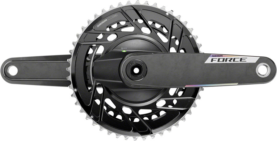 SRAM Force AXS Power Meter Crankset - 172.5mm, 12-Speed, 50/37t Thread Mount, 8-Bolt PM Spider, DUB Spindle, Carbon, E1 MPN: 00.6118.739.004 UPC: 710845915796 Crankset Force AXS Power Meter Crankset E1