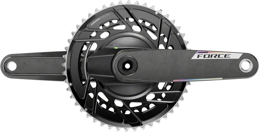 SRAM Force AXS Power Meter Crankset - 170mm, 12-Speed, 48/35t Thread Mount, 8-Bolt PM Spider, DUB Spindle, Carbon, E1 MPN: 00.6118.739.009 UPC: 710845915833 Crankset Force AXS Power Meter Crankset E1