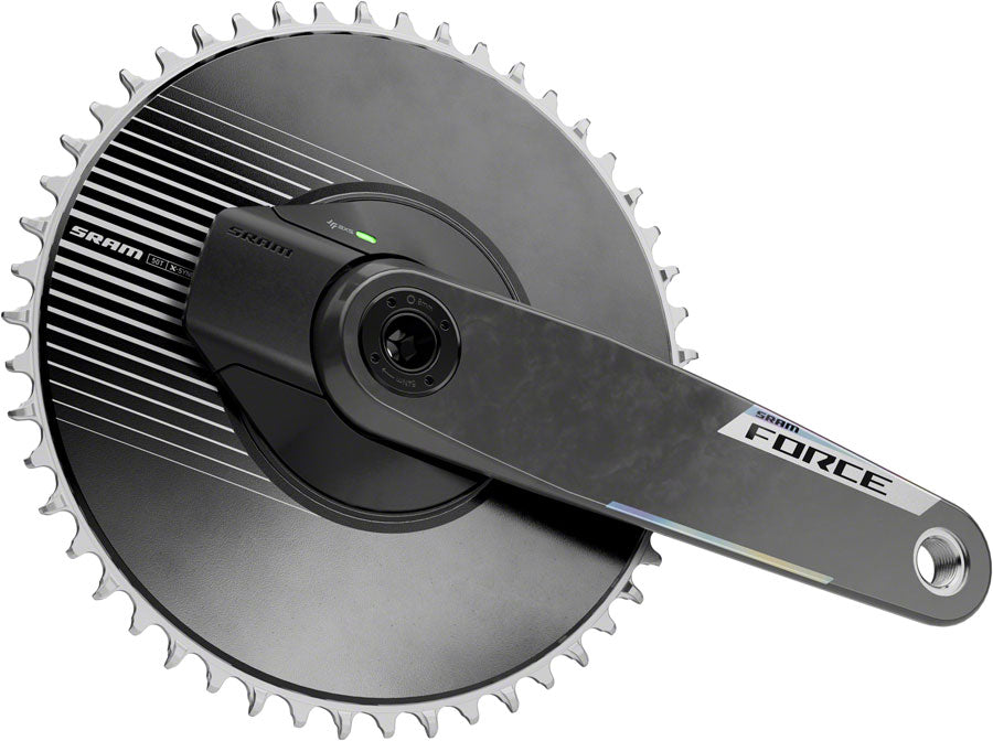 SRAM Force 1 AXS Power Meter Crankset - 170mm, 12-Speed, 50t Aero PM Chainring, 8-Bolt Direct Mount, DUB Spindle, - Crankset - Force 1 AXS Power Meter Crankset E1
