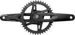 SRAM Rival 1x XPLR AXS Power Meter Wide Crankset - 160mm, 12/13-Speed, 42t, 8-Bolt Direct Mount, DUB PM Spindle, Black, - Crankset - Rival 1x XPLR AXS 12/13-Speed Power Meter Wide Crankset E1
