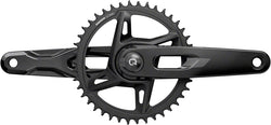 SRAM Rival 1x XPLR AXS Power Meter Wide Crankset - 165mm, 12/13-Speed, 42t, 8-Bolt Direct Mount, DUB PM Spindle, Black, - Crankset - Rival 1x XPLR AXS 12/13-Speed Power Meter Wide Crankset E1
