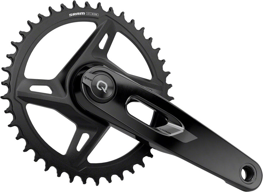 SRAM Rival 1x XPLR AXS Power Meter Wide Crankset - 165mm, 12/13-Speed, 42t, 8-Bolt Direct Mount, DUB PM Spindle, Black, MPN: 00.6118.743.001 UPC: 710845916076 Crankset Rival 1x XPLR AXS 12/13-Speed Power Meter Wide Crankset E1