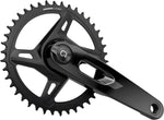 SRAM Rival 1x XPLR AXS Power Meter Wide Crankset - 160mm, 12/13-Speed, 42t, 8-Bolt Direct Mount, DUB PM Spindle, Black, MPN: 00.6118.743.000 UPC: 710845916069 Crankset Rival 1x XPLR AXS 12/13-Speed Power Meter Wide Crankset E1