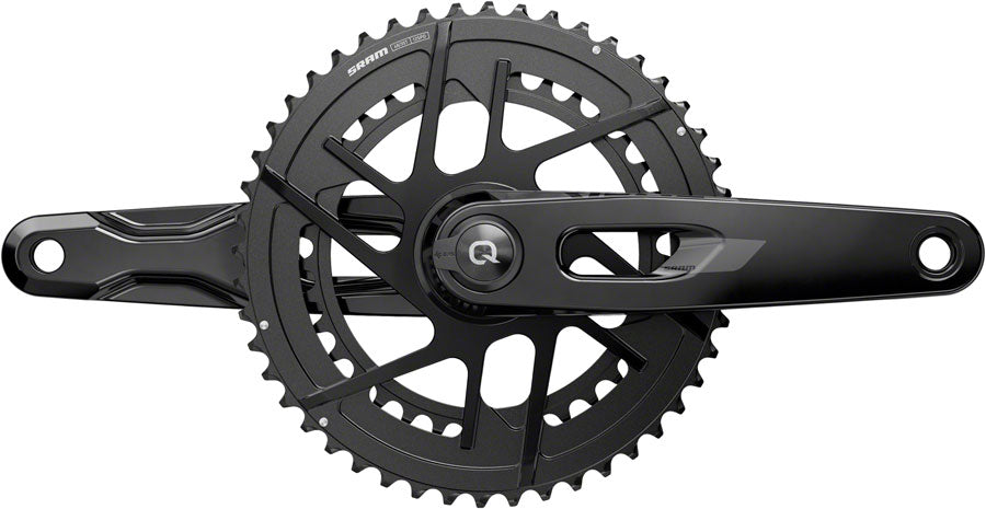 SRAM Rival AXS Power Meter Crankset - 165mm, 12-Speed, 48/35t, 8-Bolt Direct Mount, DUB PM Spindle, Black, E1 - Crankset - Rival AXS Power Meter Crankset E1
