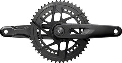 SRAM Rival AXS Power Meter Crankset - 165mm, 12-Speed, 48/35t, 8-Bolt Direct Mount, DUB PM Spindle, Black, E1 - Crankset - Rival AXS Power Meter Crankset E1