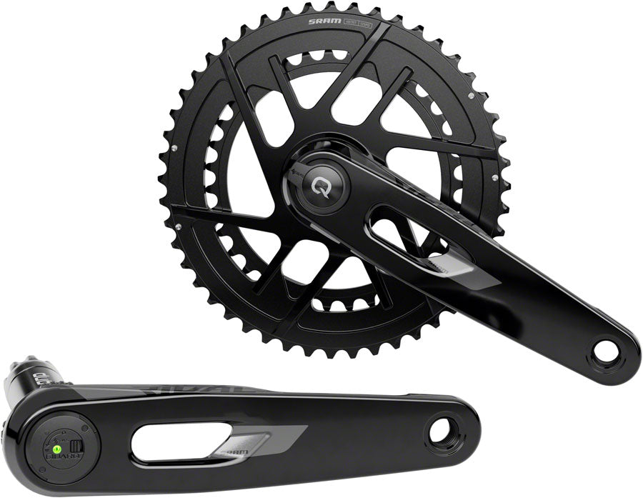SRAM Rival AXS Power Meter Crankset - 165mm, 12-Speed, 48/35t, 8-Bolt Direct Mount, DUB PM Spindle, Black, E1