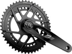 SRAM Rival AXS Power Meter Crankset - 175mm, 12-Speed, 46/33t, 8-Bolt Direct Mount, DUB PM Spindle, Black, E1 MPN: 00.6118.745.017 UPC: 710845916304 Crankset Rival AXS Power Meter Crankset E1