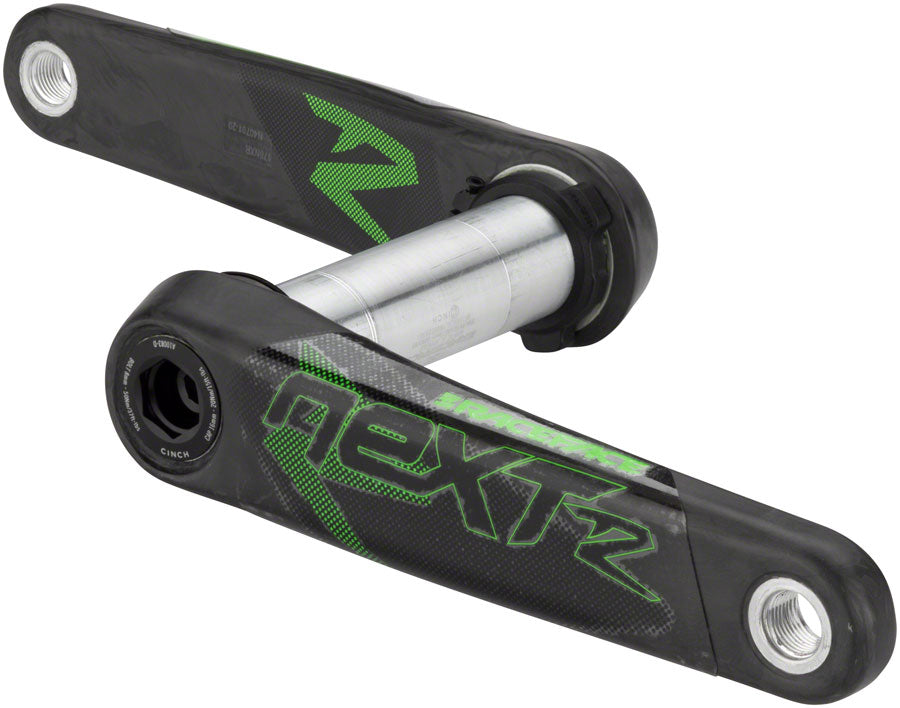 RaceFace Next R Crankset - 175mm, Direct Mount, 136mm RaceFace CINCH Spindle Interface, Green MPN: CK19NXR136ARM175P802 UPC: 821973344881 Crankset Next R CINCH Crankset