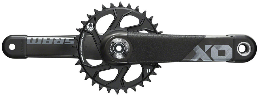 SRAM X01 All Downhill Crankset - 170mm, 10/11-Speed, 34t, Direct Mount, DUB Spindle Interface, Black, B1