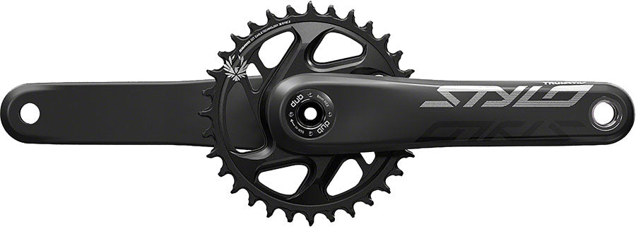 TruVativ STYLO Carbon Eagle Boost Crankset - 175mm, 12-Speed, 32t, Direct Mount, DUB Spindle Interface, Black MPN: 00.6118.528.002 UPC: 710845813337 Crankset STYLO Carbon Eagle DUB Crankset