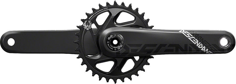 SRAM TRUVATIV DESCENDANT DUB 175mmクランク TruVativ Descendant Carbon Eagle Boost Crankset - 175mm, 12-Speed