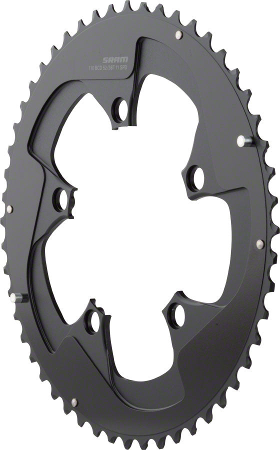 SRAM Red 22 52T x 110mm BCD YAW Chainring with Two Pin Positions