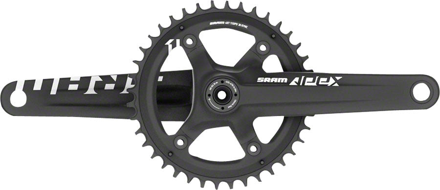 SRAM Apex 1 Crankset - 175mm, 10/11-Speed, 42t, 110 Asymmetric BCD, GXP Spindle Interface, Black