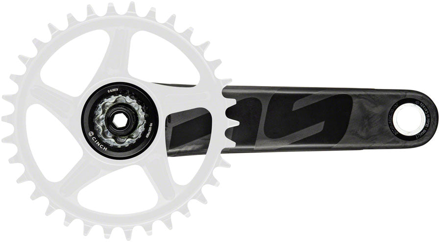 RaceFace Next SL G5 Crankset - 170mm, Direct Mount, 136mm RaceFace CINCH Spindle Interface, Black MPN: CK20NXSL136ARM170BLK UPC: 821973349664 Crankset Next SL G5 CINCH Crankset