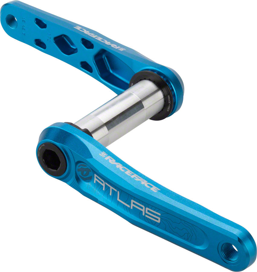 Race Face Atlas Cinch Crank Arm Set: 175mm Blue