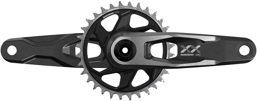 SRAM XX Downhill T-Type Crankset - 155mm, 7-Speed, 34t 6mm Offset Chainring, Direct Mount, 56.5mm Chainline, DUB DH MPN: 00.6118.757.006 UPC: 710845928208 Crankset XX Downhill T-Type Crankset